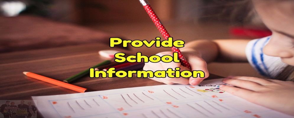 provide your buyer with school information